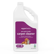 Amazon Basics Pet Stain Remover, Carpet Cleaner, 64 Fl Oz Pack of 1 , clear
