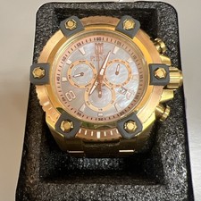 Invicta Reserve JT Jason Taylor Grand Octave Mens Watch Mother Of Pearl w/ Case