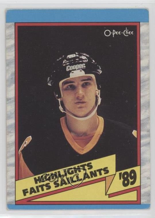 1989-90 O-Pee-Chee 1988-89 Highlight Mario Lemieux #327 HOF 10qk