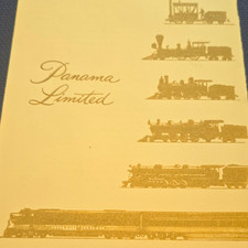 Panama Limited Illinois Central Dining Car Menu 100 Years A La Carte Breakfast
