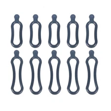 10pcs Bicycle Silicone Strap Mount Band Bike Holding Straps for Light Cellphone