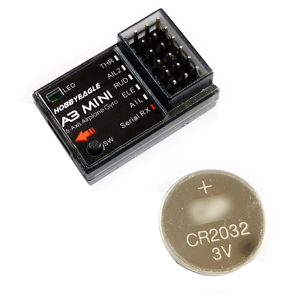 HobbyEagle A3 Mini 6-Axis Gyro Stabilizer System MCU for PPM &Multi-protocol - Image 3 of 4