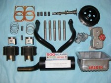 FIAT 500 & 126 KIT ELABORAZIONE COMPLETO ABARTH MOTORE 650 PISTONI CAMMA CARBURA