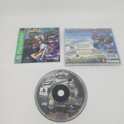 Crash Bandicoot Warped - PS1  Black Label (Sony PlayStation 1)