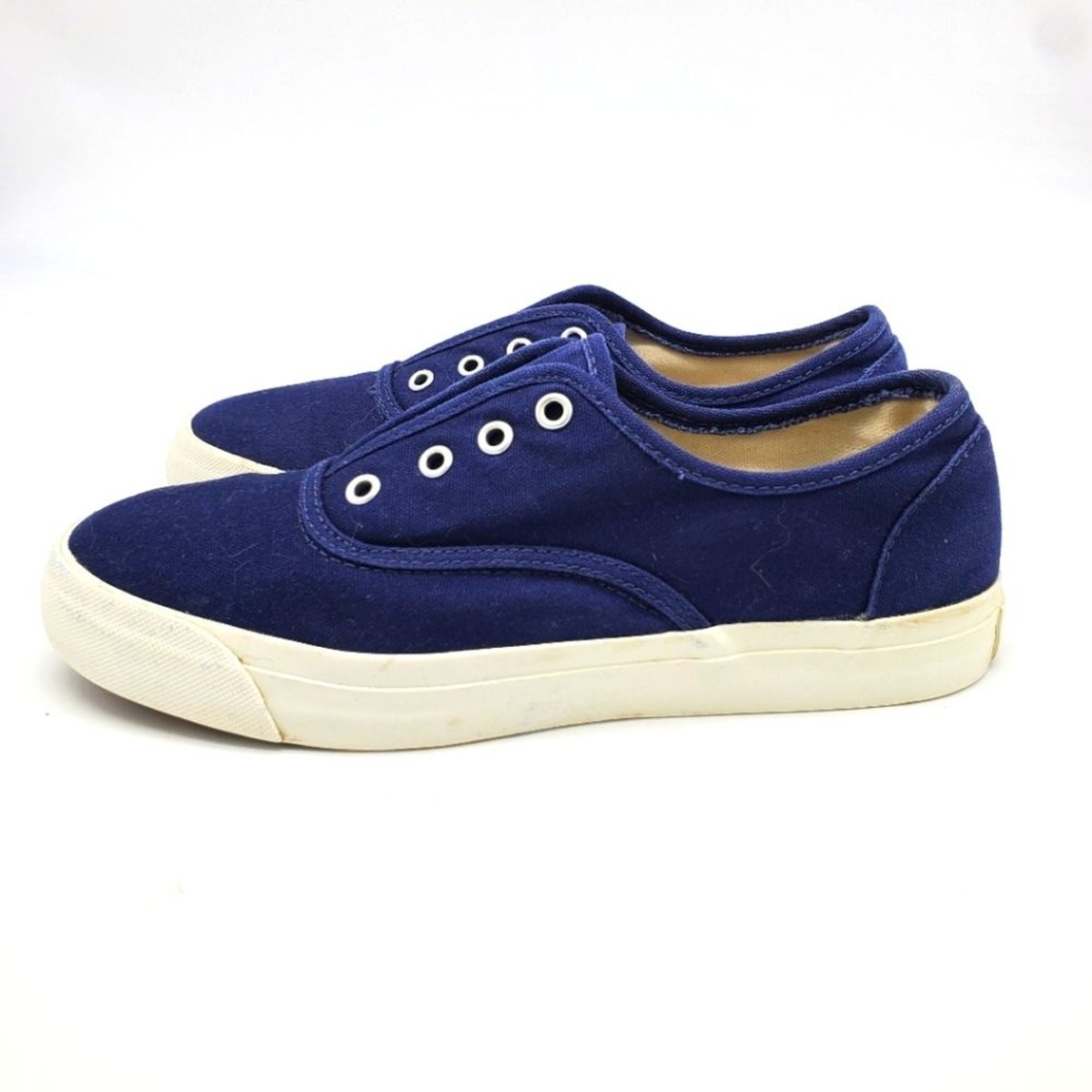 Pro Keds Shoes Womens Athletic Navy Blue Canvas Lace Up Sneakers