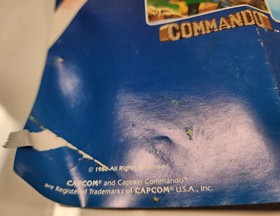 Captain Commando Capcom 1986 Nintendo NES Fold Out Poster CAP-NES-US Vintage
