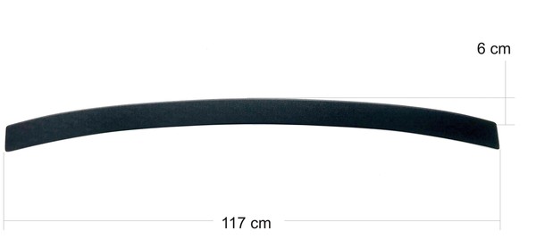 OmniPower® Ladekantenschutz Schwarz FüR Alfa Romeo Stelvio SUV Typ:949 2017--image