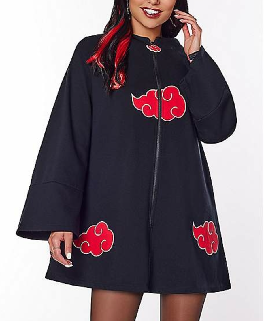 NARUTO SHIPPUDEN AKATSUKI OVERSIZED HOODIE WOMENS | eBay