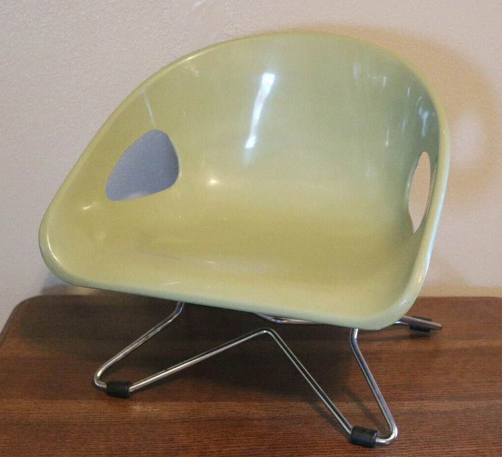 HAMILTON COSCO INC MID CENTURY MODERN BABY CHILD ADJUSTABLE CHAIR