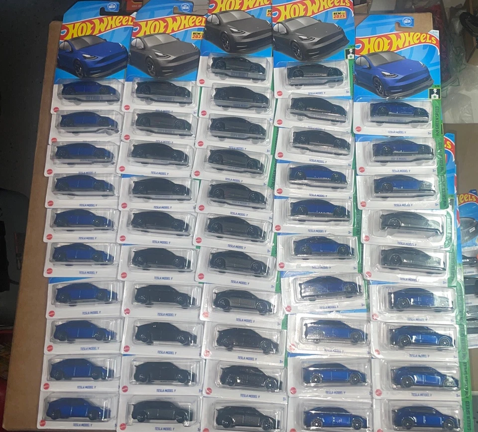 Hot Wheels Tesla Modelo Y HW Verde Velocidad 15/250 Mattel Diecast Lote de 50 Foto 3 de 3