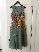 Teri Jon by Rickie Freeman: Multicolor Floral Dress, Size 4