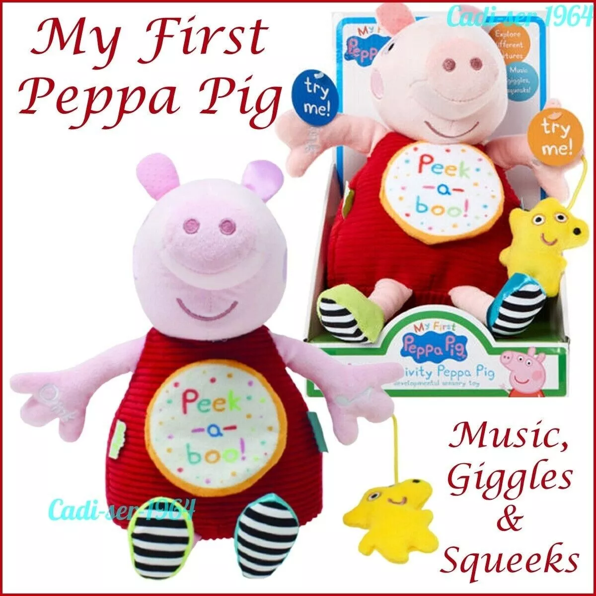 Peppa Pig Activity Toy My First Peppa Educational Sensory Baby Toy