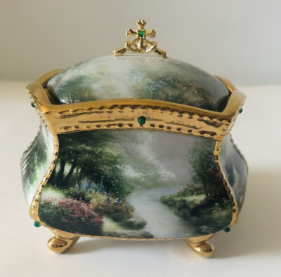 Thomas Kinkade Blessings ''ALWAYS HOPE''  2004 Trinket Music Box Ardleigh Elliott