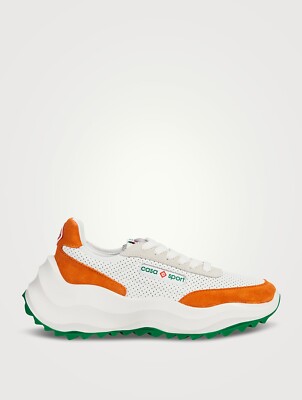 BNWT SS23 CASABLANCA ATLANTIS LEATHER SNEAKERS 44