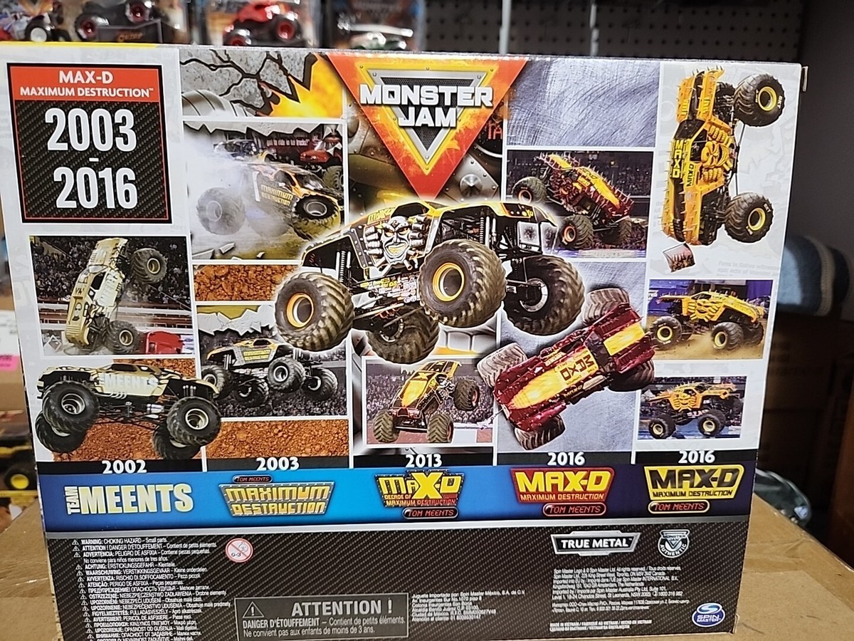 Monster Jam, Official Retro Edition Max-D 5-Pack of 1:64 Scale