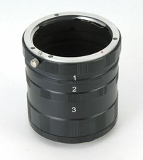 new Macro Extension Tube kit for Canon EOS 1Ds 5D 5DII 7D 550D 450D 600D 60D