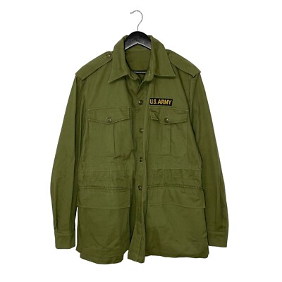 Vintage 1968 U.S. Army Field Coat Jacket Size 13 Green Vietnam War