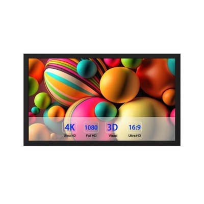 100 inch Projector Screen 1.1 Gain 16:9 Format 4K Anti-Crease Projection Movi...