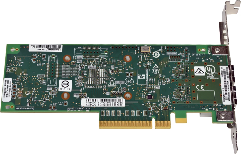 HP QLE2692-HP SN1100Q Dual-Port 16Gb FC HBA 853011-001 for DL G9 G10 FP - Bild 4 von 4