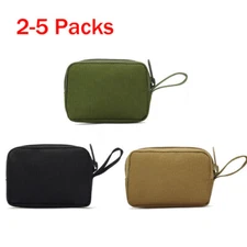 Coin Pouch / Purse Set Waterproof Small Mini Tactical Zipper Pack Wallets Lot