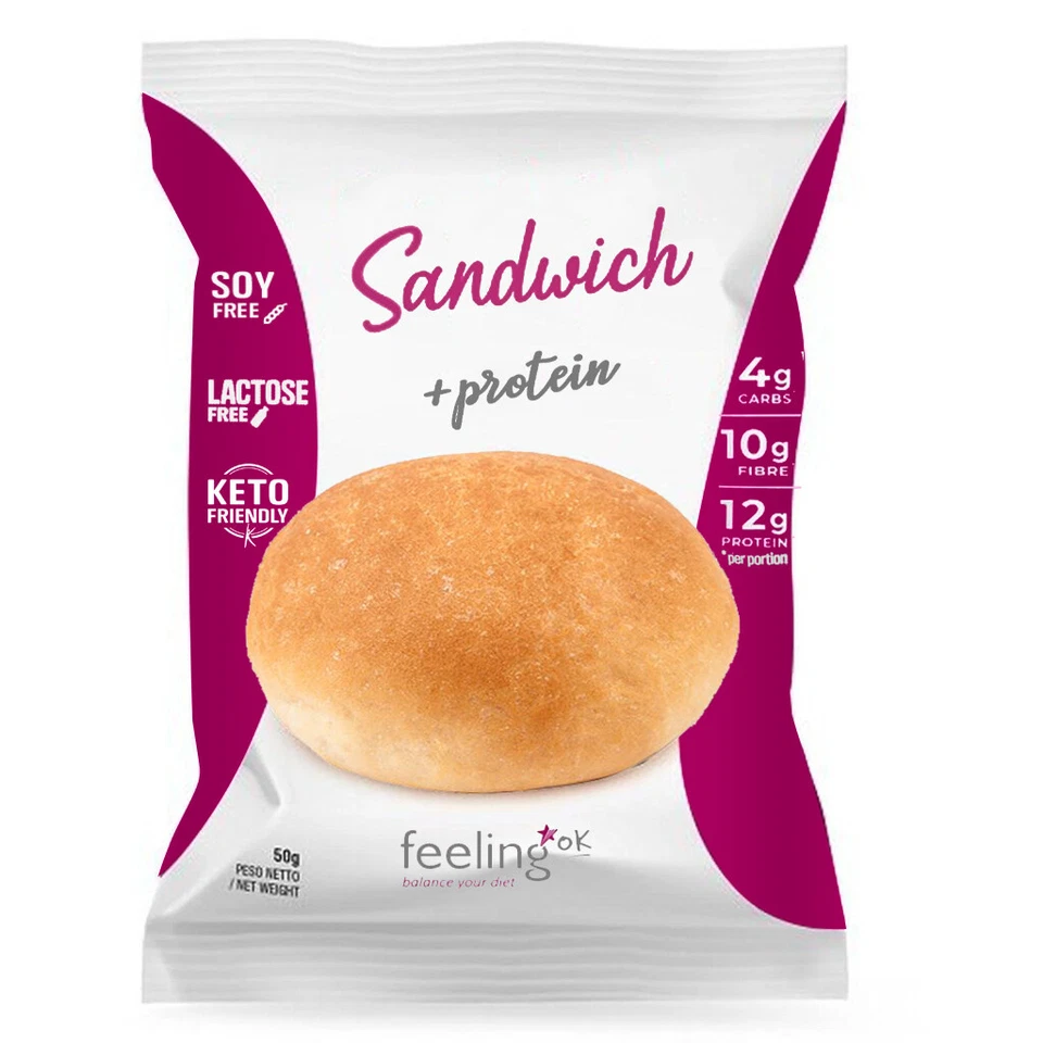 FEELING OK SANDWICH + PROTEIN 50 GR Naturale