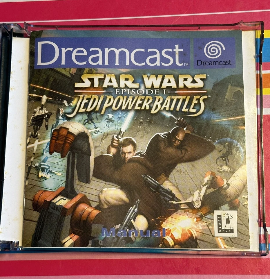 STAR WARS JEDI POWER BATTLES SEGA DREAMCAST PAL ESPAÑA RARO LEER - Imagen 3 de 4