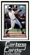 Mike Humphreys 1991 Bowman #162  RC New York Yankees TTM/IP Signed Autographed