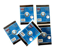 5 Packs (500) CSP Notched Thick Card Soft Pen...