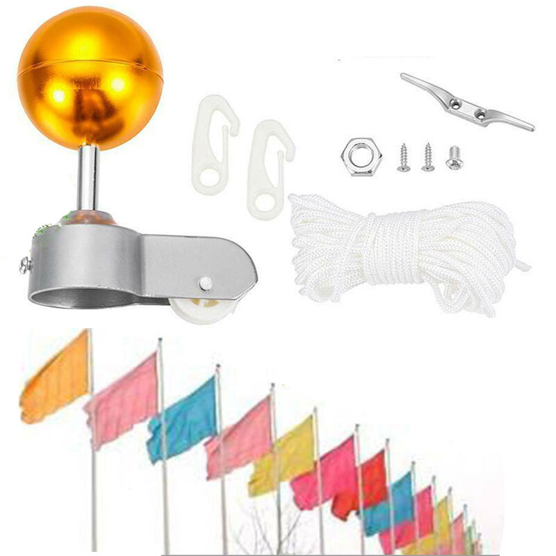 Phewnyzo Flagpole Hardware Repair Parts Kit for 1.6 in.-2 in. Flag Poles 28E015SA17 - The Home Depot