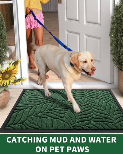Front Door Mat Outdoor Indoor, 36X24 All-Season Waterproof Welcome Mat, All-Weat - Picture 5 of 12