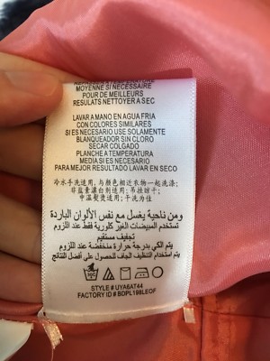 Robe Cocktail BCBG Max Azria - Taille 6, Couleur Blush, Sans Bretelles Et Texture (occasion Très Bon état)
