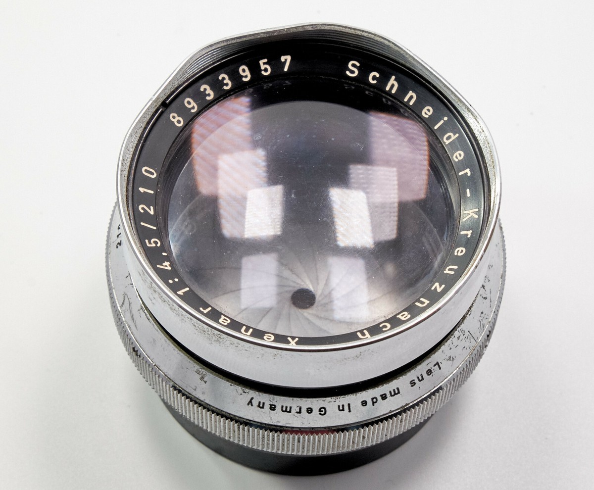 Schneider-Kreuznach Xenar 210mm f6.1 レンズ Schneider-Kreuznach Xenar 210mm F/6.1 Lens #53213 B3 | eBay