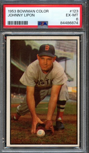 1953 Johnny Lipon #123