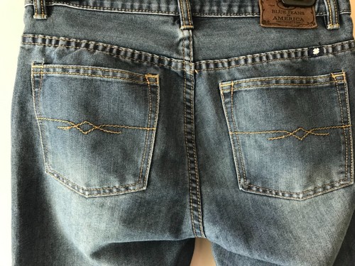 Lucky Brand Youth Blue Jean Pants Cooper Slim Size 18 Youth Button Front Pockets - Picture 7 of 8
