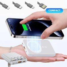 20000mAh Magnetic Power Bank Battery Pack Fast Charger For iPhone 16/15/14/13/12