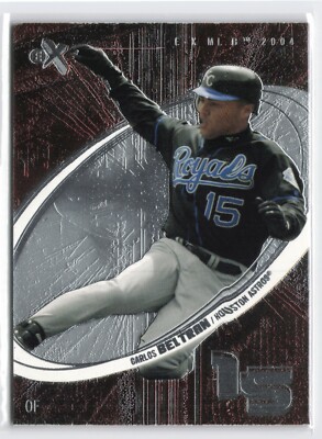 2004 Fleer/Skybox E-X Carlos Beltran #18 Astros