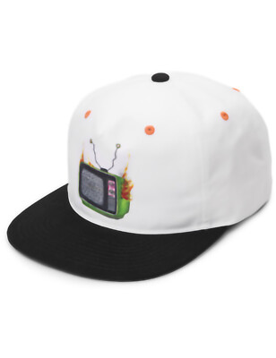 Volcom J Hager Adjustable Flat Peak Cap in Weiß für Herren