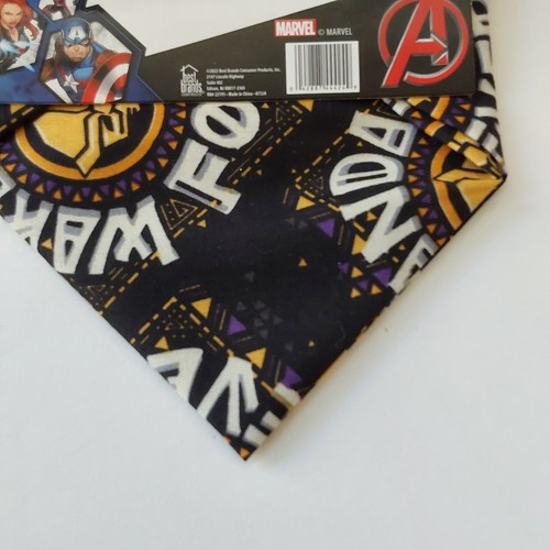 Marvel Avengers -Wakanda Forever 2 PK Dog Bandana 17.5" X 17.5" NEW - Picture 11 of 11