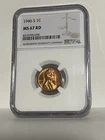 1946-S NGC MS67 RD Lincoln Wheat Cent 1c