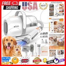 6-in-1 Dog Grooming Kit, Pet Grooming Vacuum for Shedding, Dog Hair Vacuum wi...