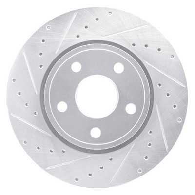 For Jeep Grand Cherokee WK 22 Brake Rotor DFC Premium Drilled & Slotted Front