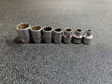 Snap On 3/8” Drive Shallow Sockets 1/4” -11/16”