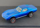 New ListingVintage Hot Wheels Redline 1968 Blue Custom Corvette US - White Int., Sweet!