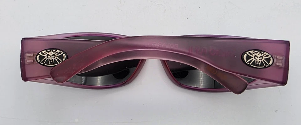 MicroFly II Sunglasses Your Fly Is Open Purple Color w/ Gray Polar Lenses - Image 2 of 4