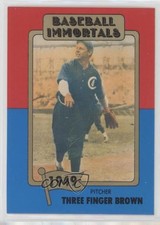 1980-84 SSPC Baseball Immortals 1st Printing Mordecai Brown #56 HOF 1a7j