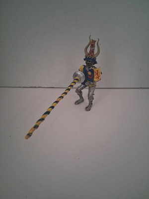 Plastoy 62036 Knight Figurine Leopard Lancer MEDIEVAL PVC 4'' Toy Figure