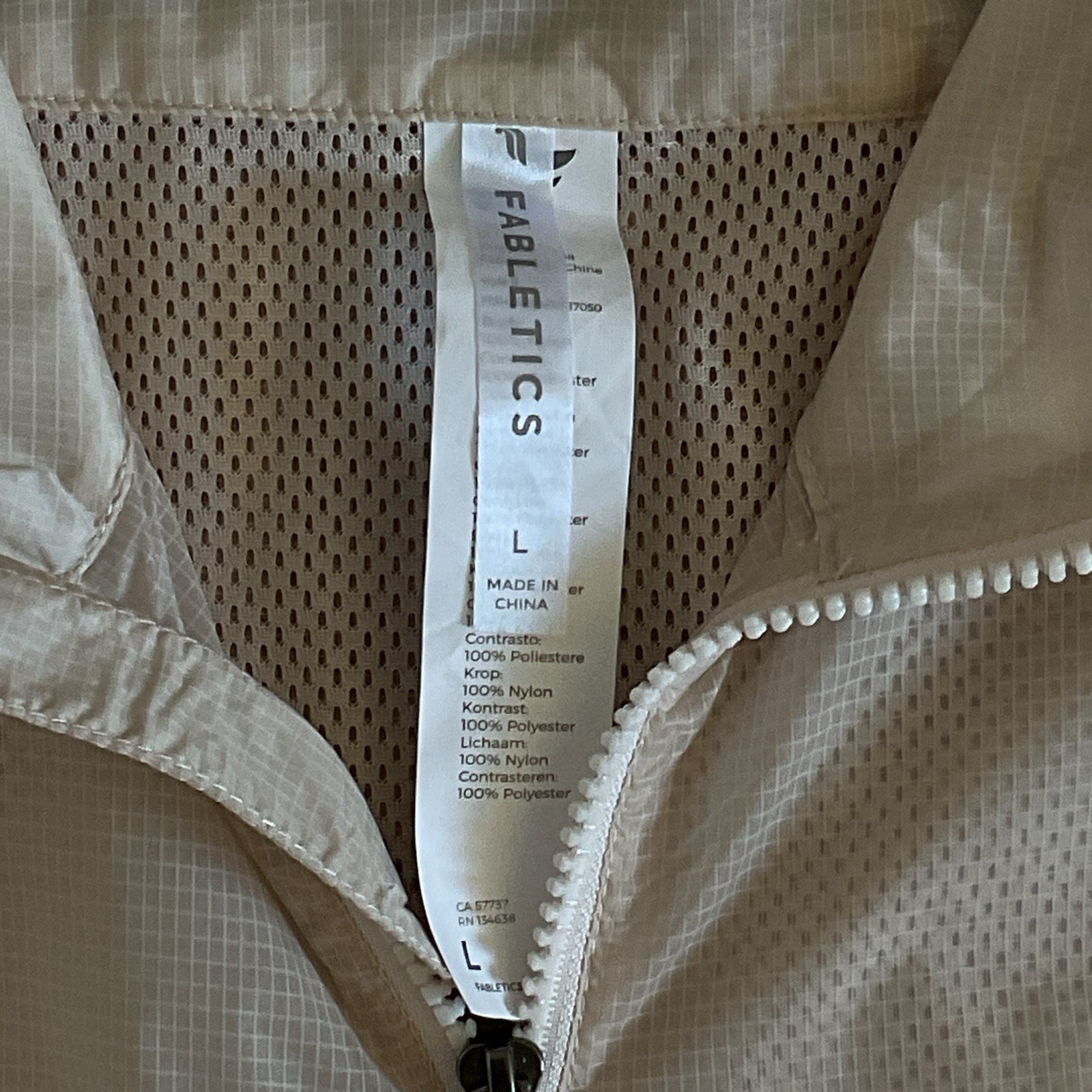 Fabletics Lightweight Half-Zip Windbreaker / Pull… - image 5