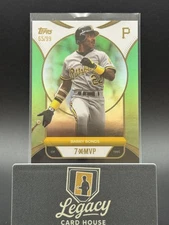 2025 Topps Welcome to the Club: "3X MVP" #4 Barry Bonds Green Foil #/99