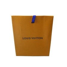 Authentic Louis Vuitton Store Shopping Paper Bag Blue Ribbon 8.5x7.5x3"