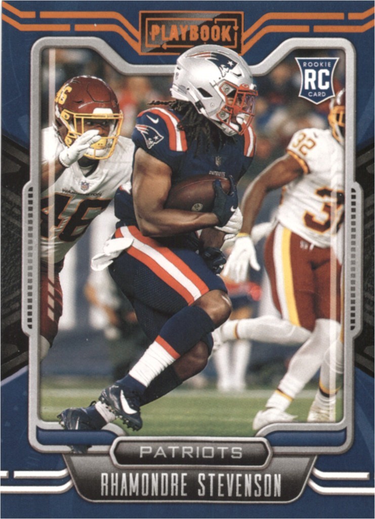 Rhamondre Stevenson Panini Playbook #133 Orange